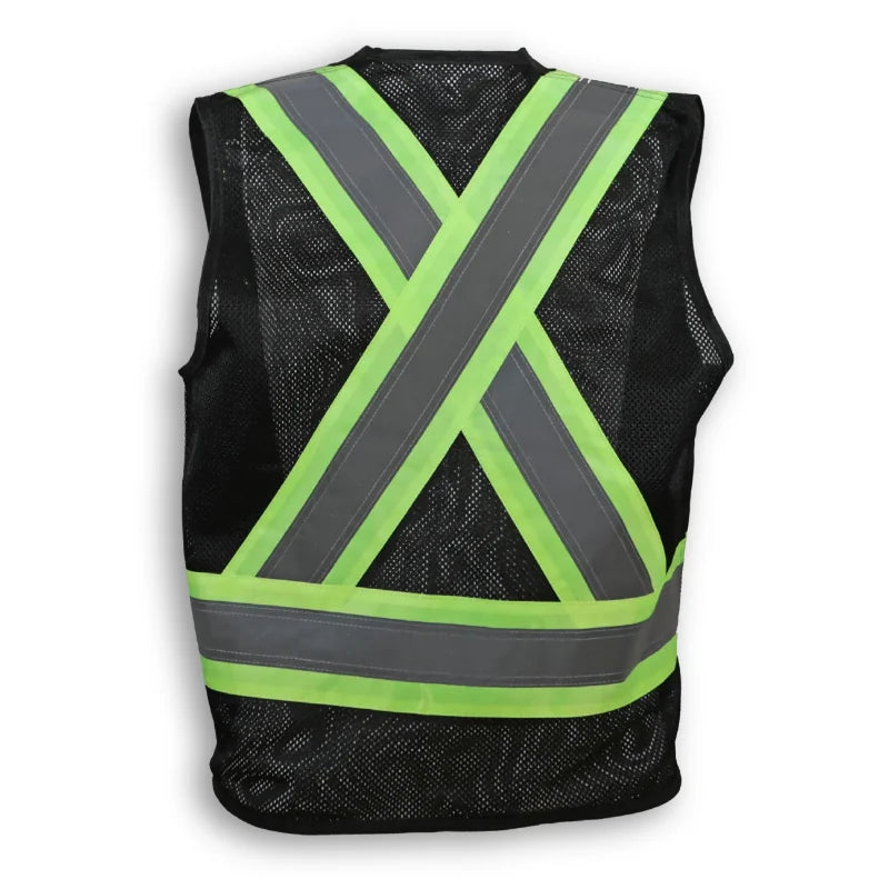 Big K Clothing® High Visibility 300D Polyester Mesh Safety Surveyor Vest - BK402MESH