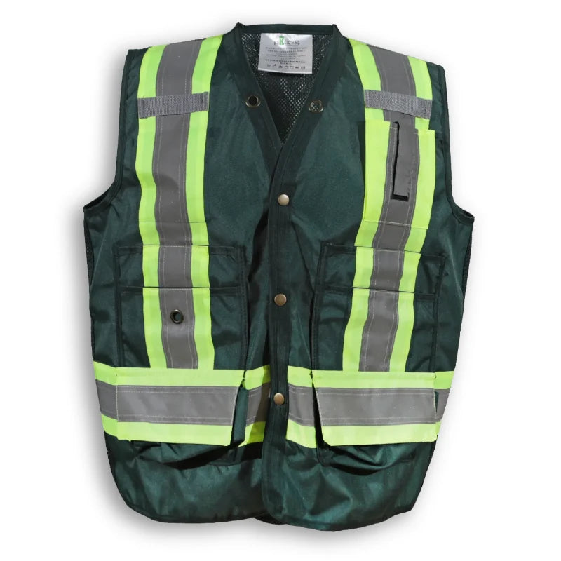 Big K Clothing® High Visibility 300D Polyester Mesh Safety Surveyor Vest - BK402MESH