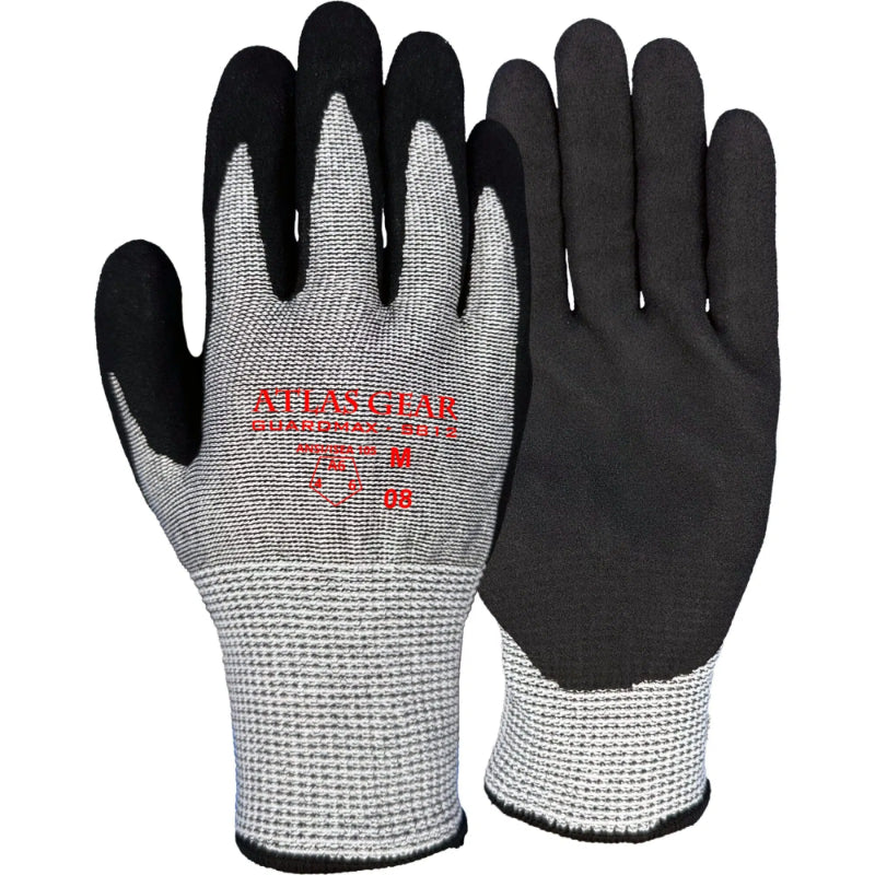 Atlas Gear GuardMax® Nitrile Coated Safety Gloves - S812