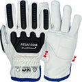 Atlas GuardMax® Leather Impact Safety Gloves w/ Padded Palm - PS801