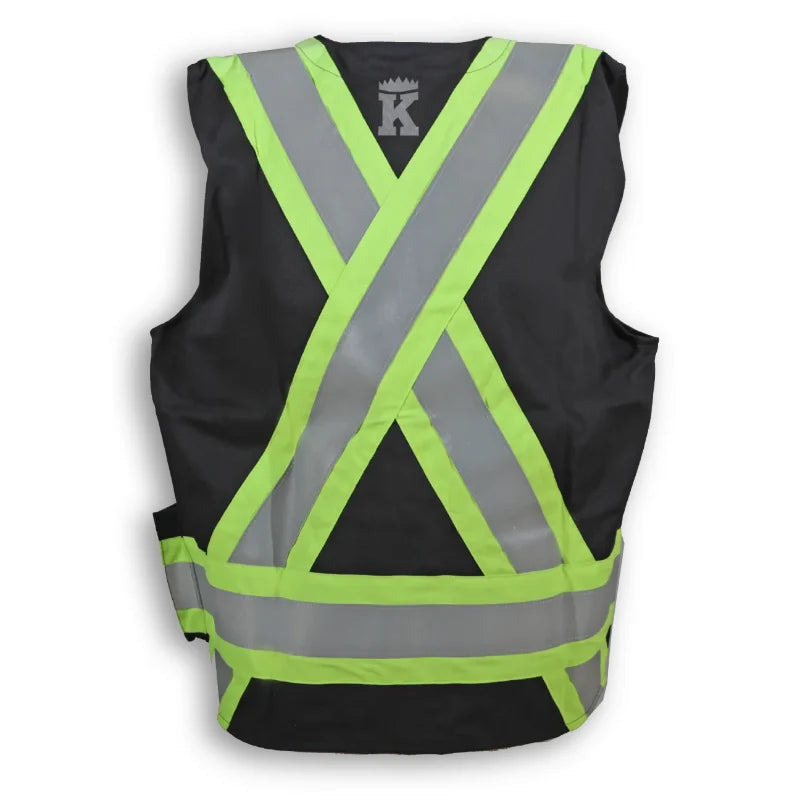 Big K Clothing® High Visibility FR Indura Ultrasoft Supervisor Safety Vest - BK222FRI