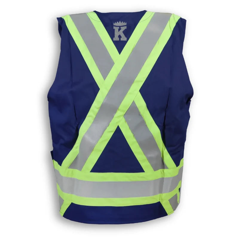 Big K Clothing® High Visibility FR Indura Ultrasoft Supervisor Safety Vest - BK222FRI