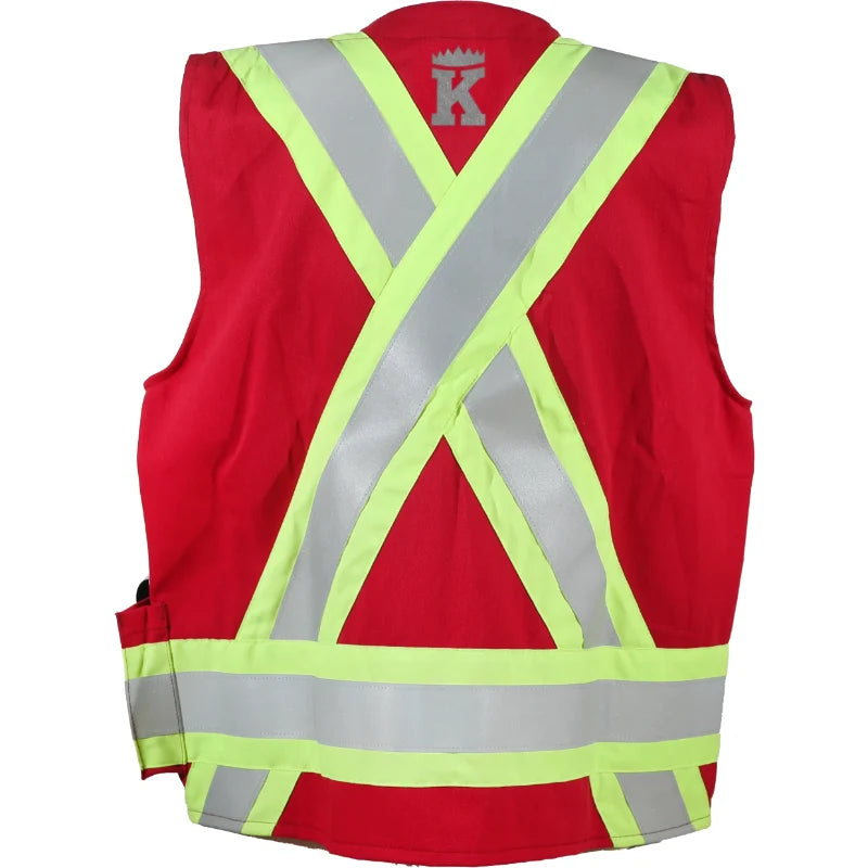 Big K Clothing® High Visibility FR Indura Ultrasoft Supervisor Safety Vest - BK222FRI
