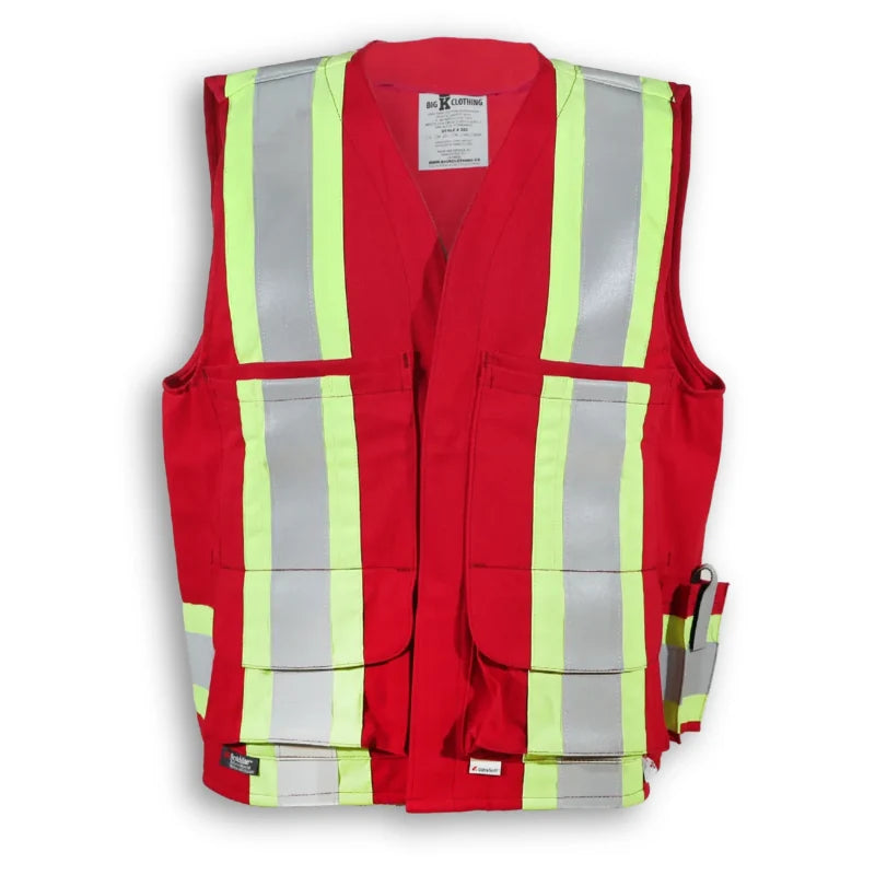 Big K Clothing® High Visibility FR Indura Ultrasoft Supervisor Safety Vest - BK222FRI