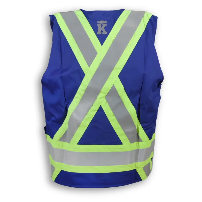 Big K Clothing® High Visibility FR Indura Ultrasoft Supervisor Safety Vest - BK222FRI