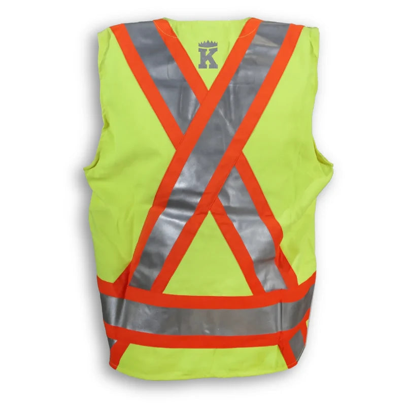 Big K Clothing® High Visibility FR Indura Ultrasoft Supervisor Safety Vest - BK222FRI
