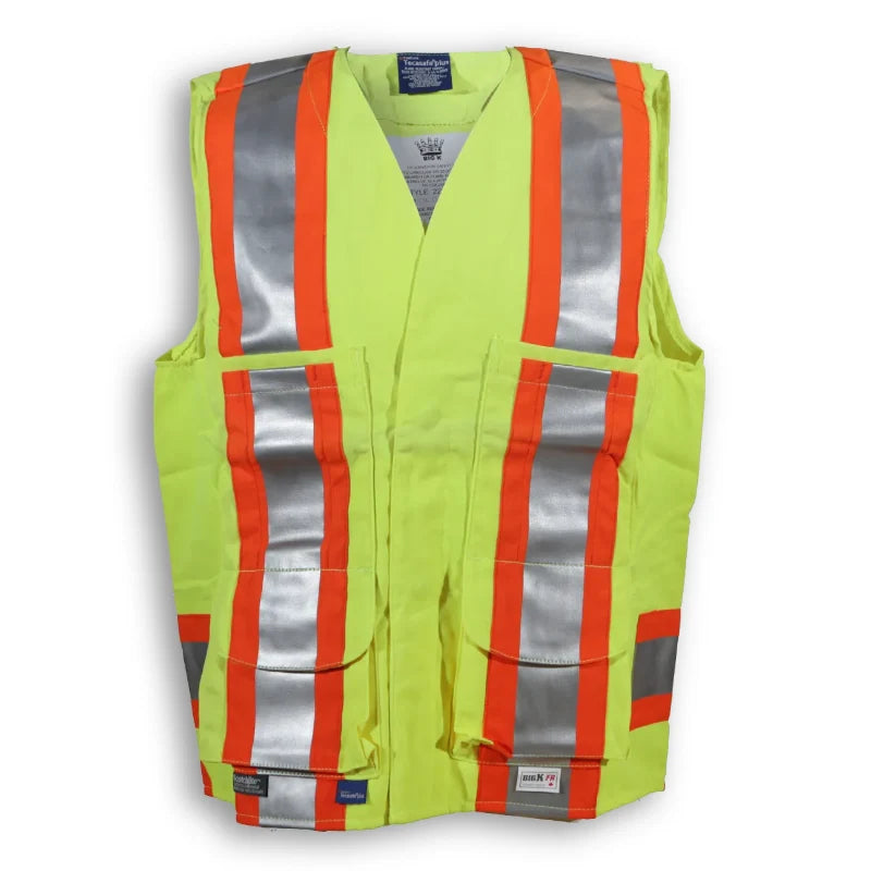 Big K Clothing® High Visibility FR Indura Ultrasoft Supervisor Safety Vest - BK222FRI