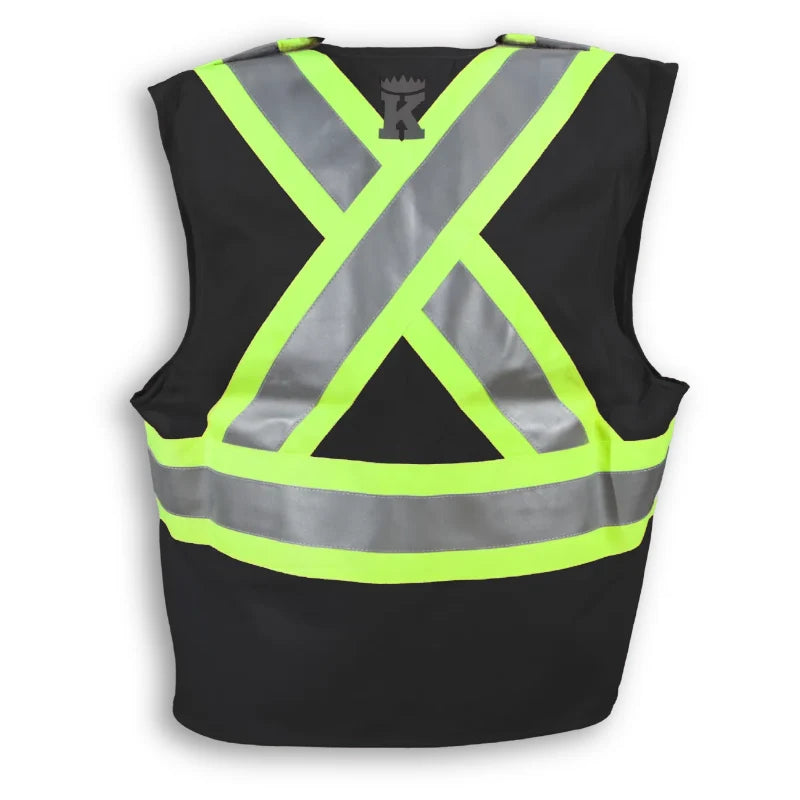 Big K Clothing® High Visibility FR Indura Ultrasoft Surveyor Safety Vest - BK105FRI