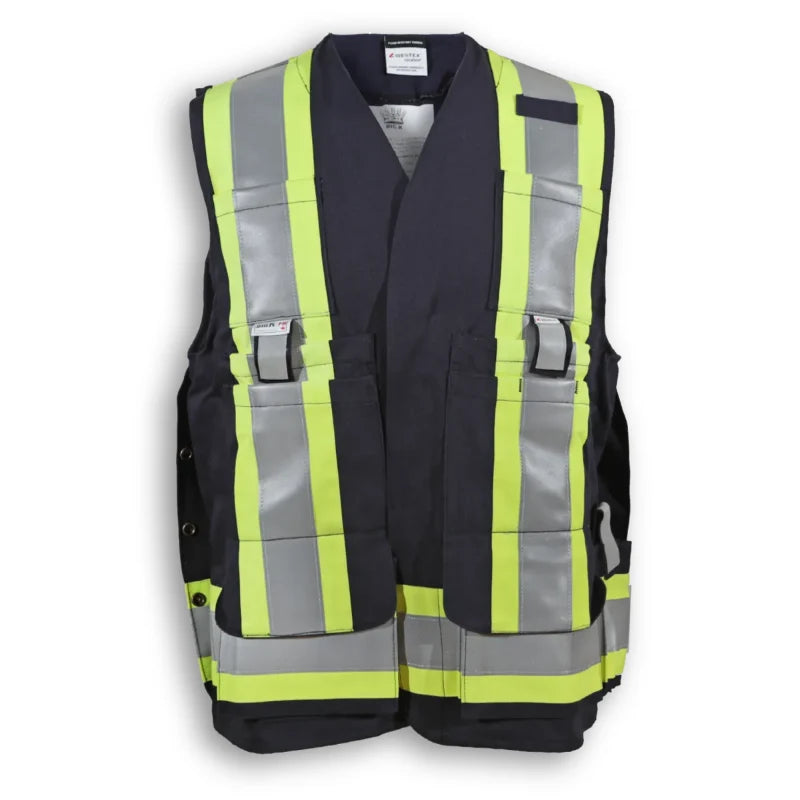 Big K Clothing® High Visibility Flame Resistant Ultrasoft Surveyor Safety Vest - BK305FRI