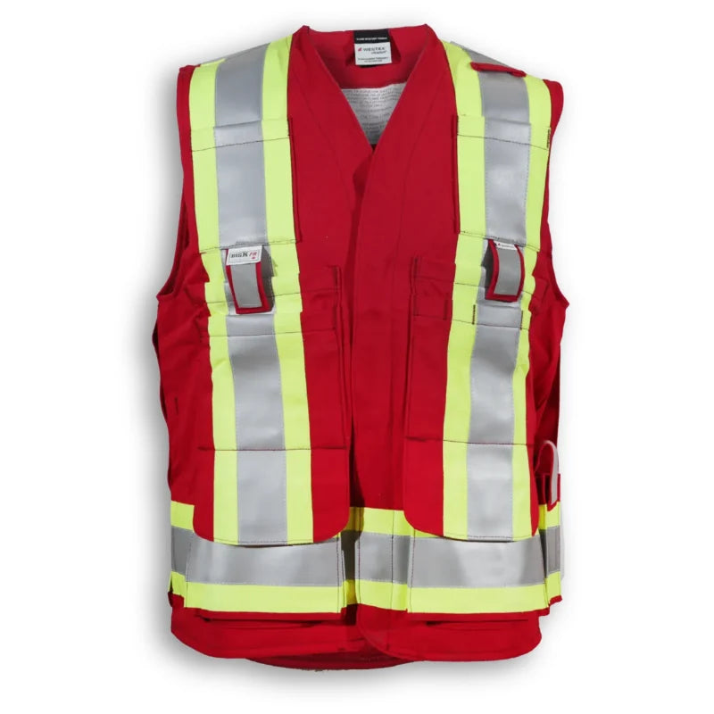 Big K Clothing® High Visibility Flame Resistant Ultrasoft Surveyor Safety Vest - BK305FRI