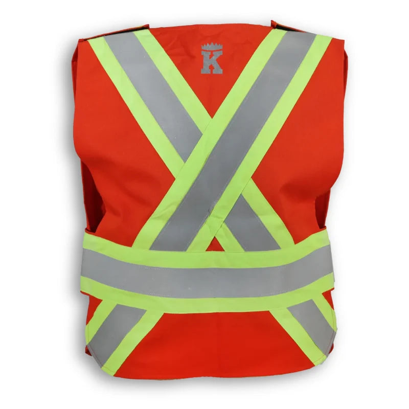 Big K Clothing® High Visibility Indura Ultrasoft FR Traffic Safety Vest - BK444FRI