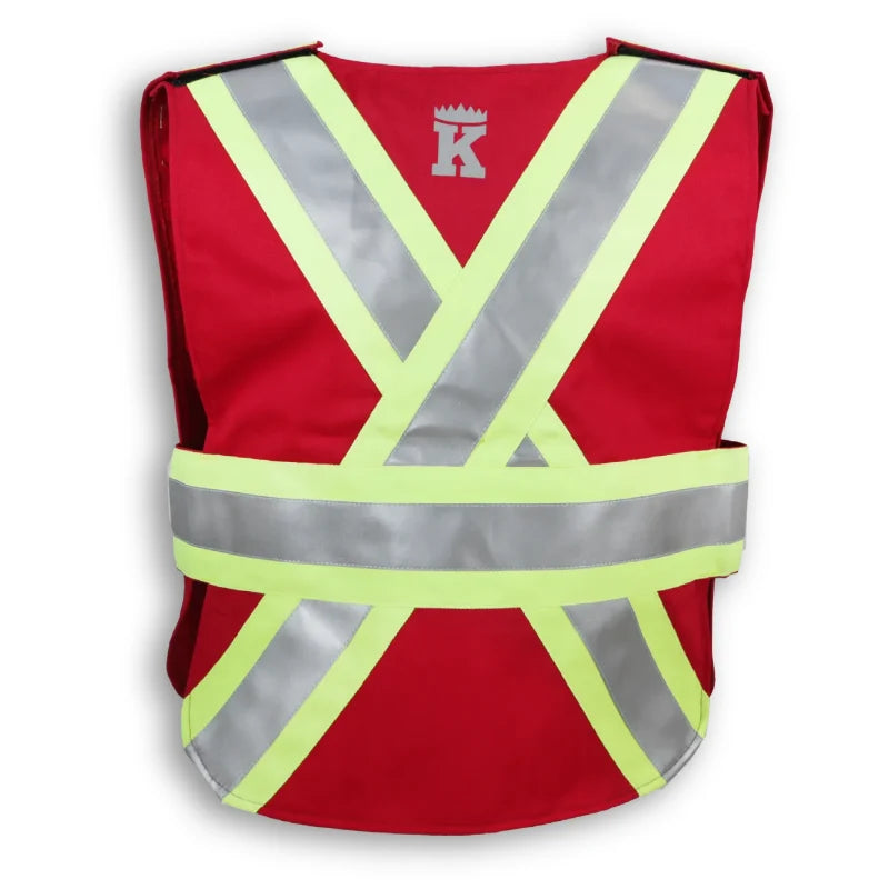 Big K Clothing® High Visibility Indura Ultrasoft FR Traffic Safety Vest - BK444FRI