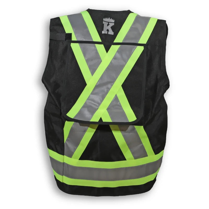 Big K Clothing® High Visibility Poly/Cotton Surveyor Safety Vest - BK305