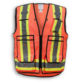 Big K Clothing® High Visibility 600D Oxford Polyester Surveyor Safety Vest - BK306