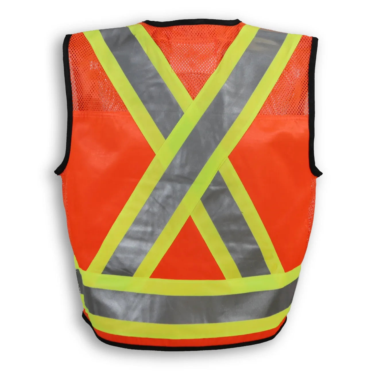 Big K Clothing® High Visibility Poly/Cotton Mesh Supervisor Safety Vest - Orange - BK400