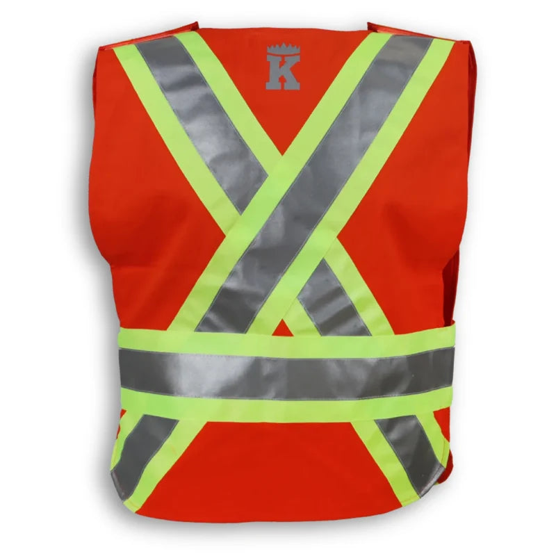 Big K Clothing® High Visibility Poly/Cotton Traffic Safety Vest - BK444
