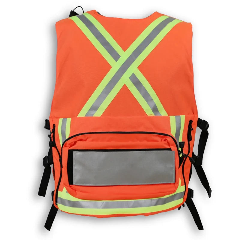 Big K Clothing® Hi Vis First Aid Safety Vest - BK625