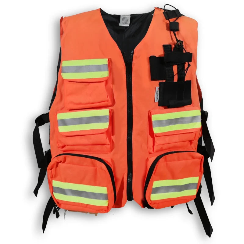 Big K Clothing® Hi Vis First Aid Safety Vest - BK625