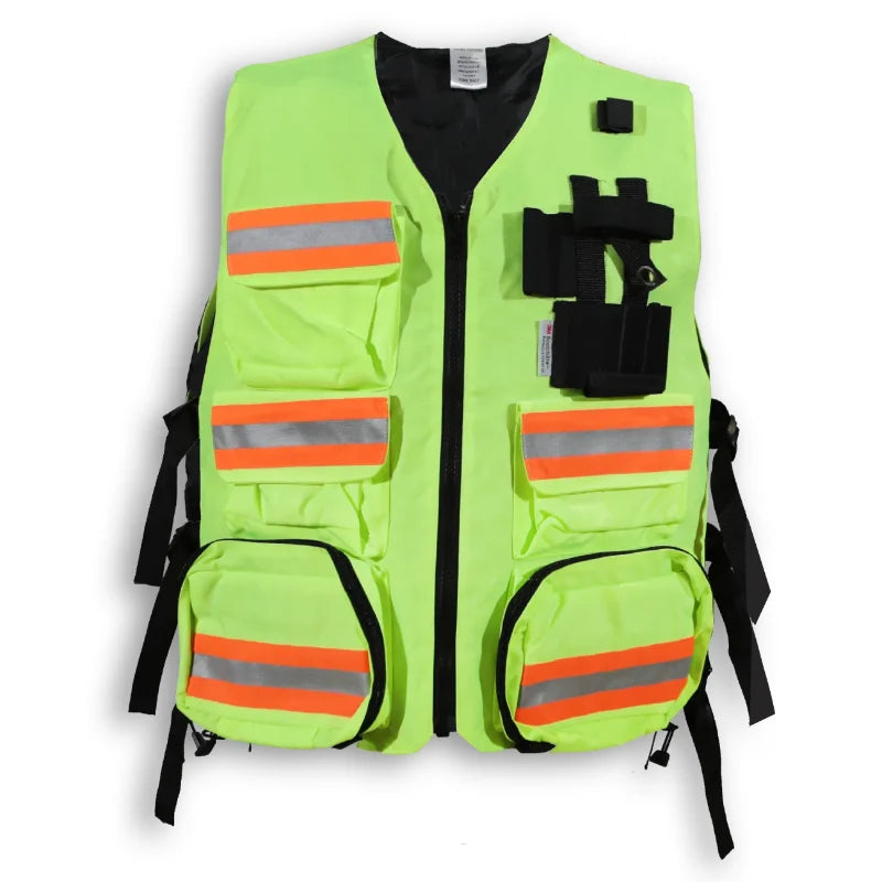 Big K Clothing® Hi Vis First Aid Safety Vest - BK625