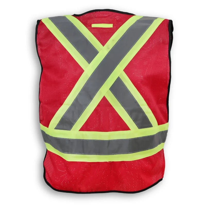 Big K Clothing® High Visibility 100% Polyester Soft Mesh Safety Vest - BK101