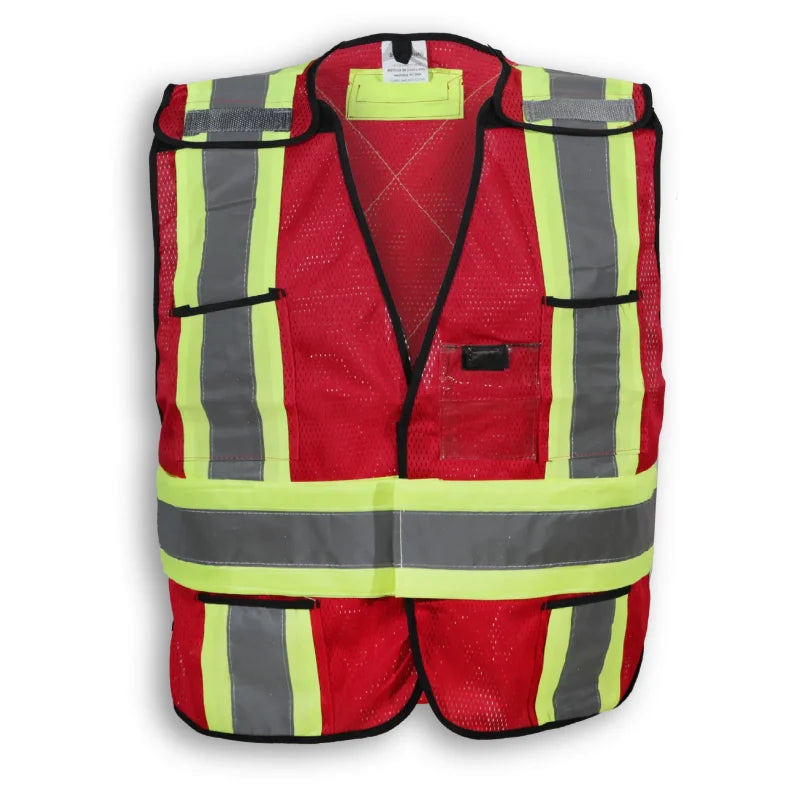 Big K Clothing® High Visibility 100% Polyester Soft Mesh Safety Vest - BK101