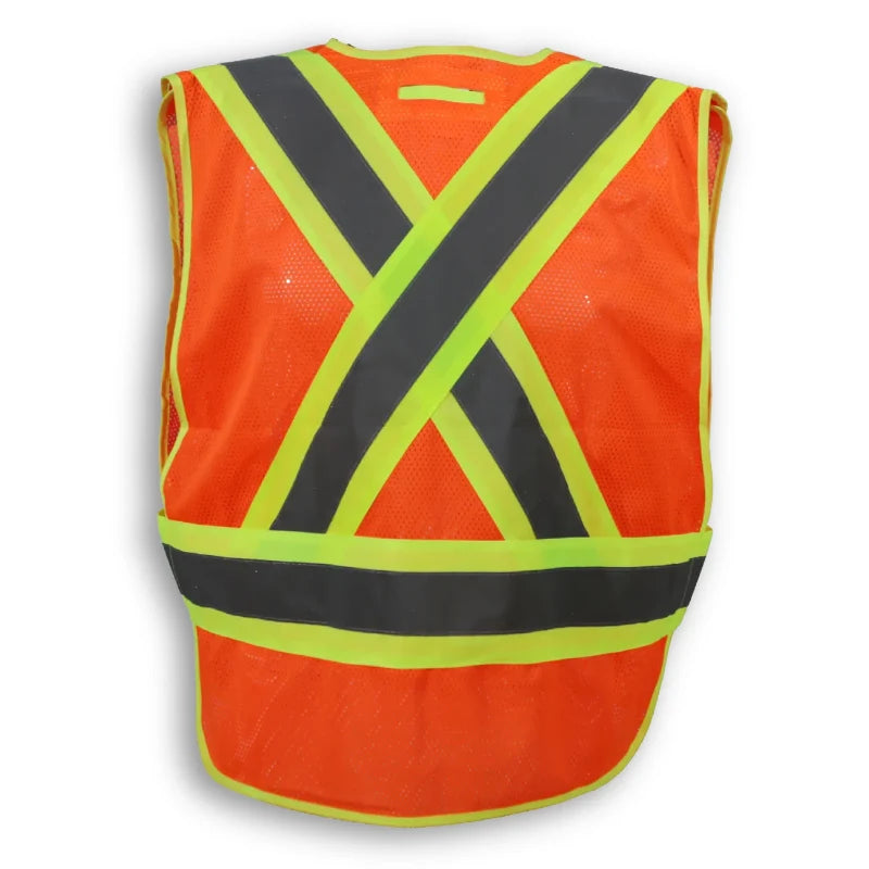 Big K Clothing® High Visibility 100% Polyester Soft Mesh Safety Vest - BK101