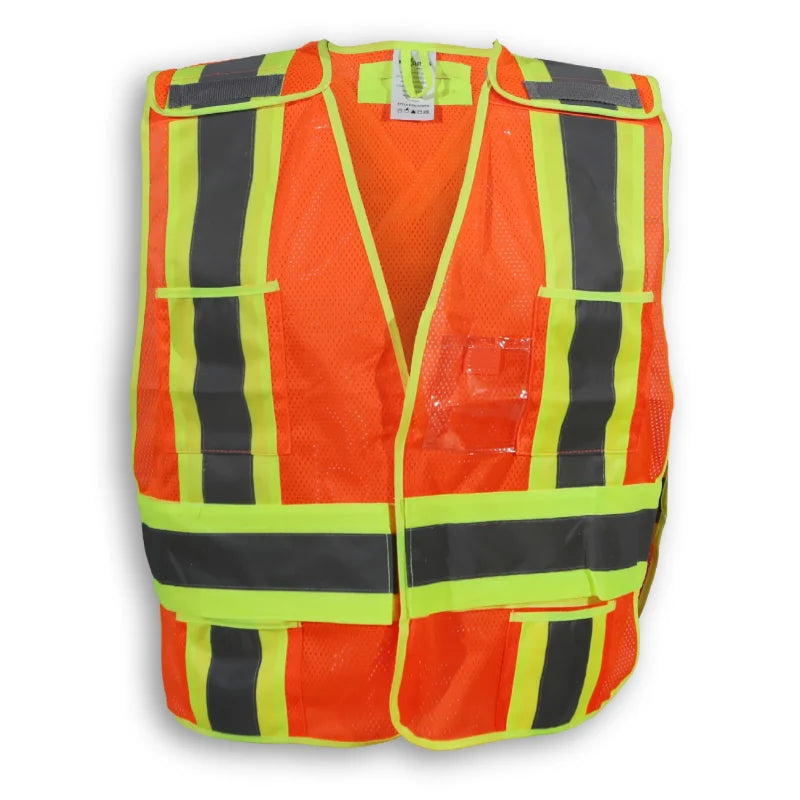 Big K Clothing® High Visibility 100% Polyester Soft Mesh Safety Vest - BK101