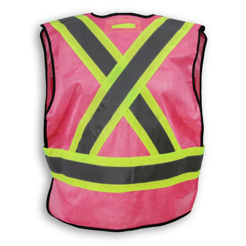 Big K Clothing® High Visibility 100% Polyester Soft Mesh Safety Vest - BK101