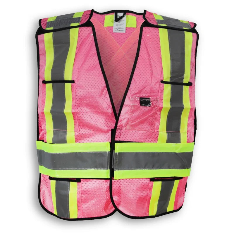 Big K Clothing® High Visibility 100% Polyester Soft Mesh Safety Vest - BK101