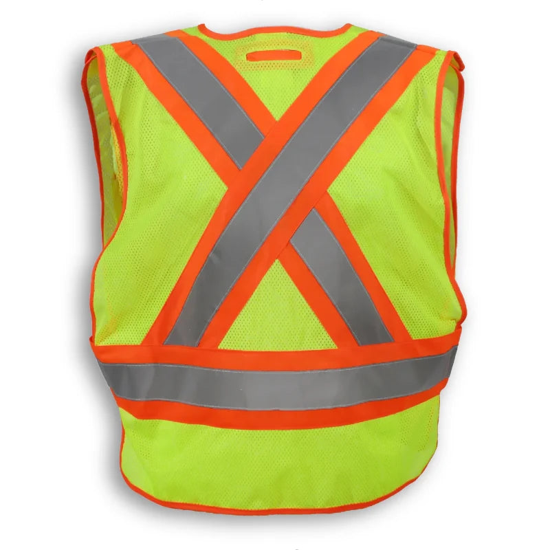 Big K Clothing® High Visibility 100% Polyester Soft Mesh Safety Vest - BK101