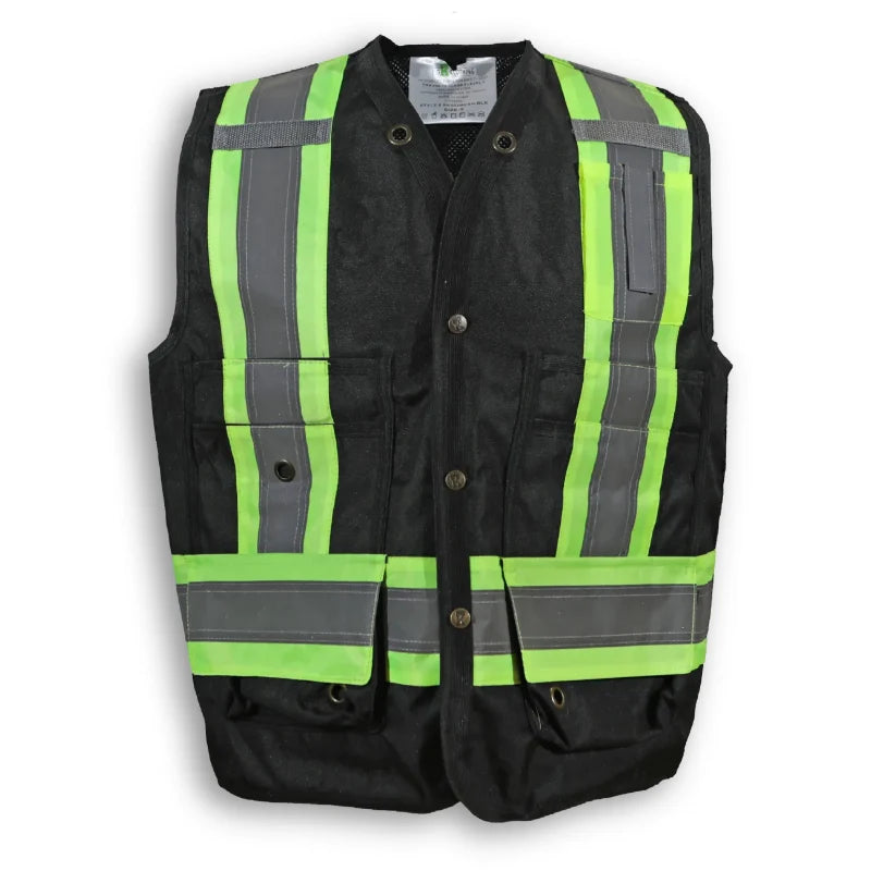Big K Clothing® High Visibility 300D Polyester Mesh Safety Surveyor Vest - BK402MESH