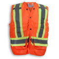 Big K Clothing® High Visibility 300D Polyester Mesh Safety Surveyor Vest - BK402MESH