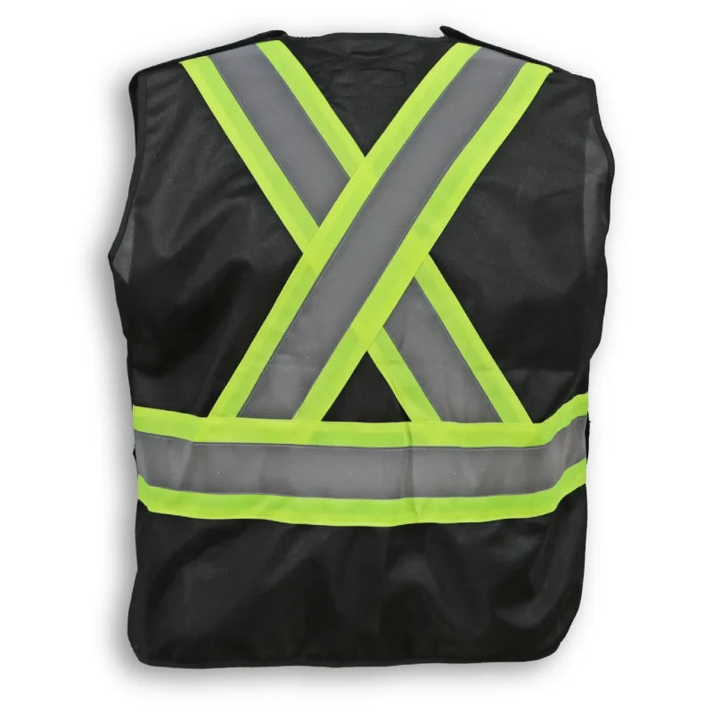 Big K Clothing® High Visibility 100% Polyester Snap Safety Vest - BK139