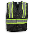 Big K Clothing® High Visibility 100% Polyester Snap Safety Vest - BK139