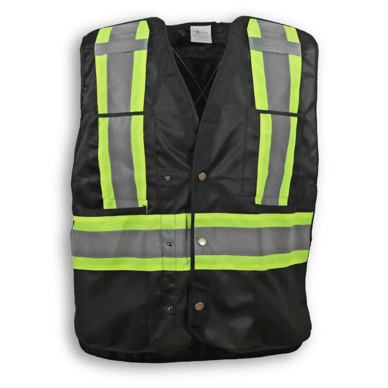 Big K Clothing® High Visibility 100% Polyester Snap Safety Vest - BK139