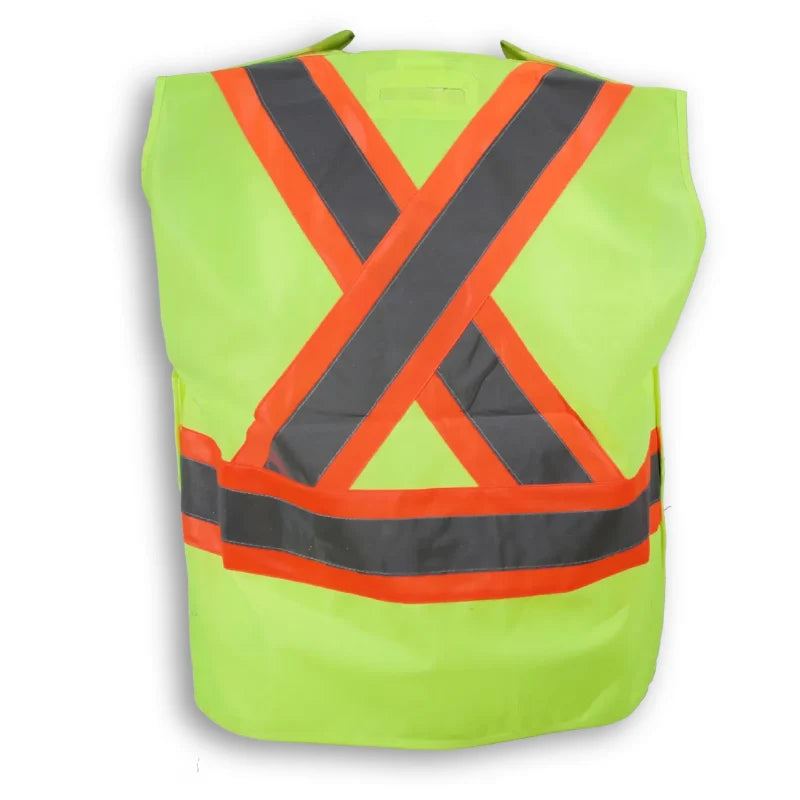 Big K Clothing® High Visibility 100% Polyester Snap Safety Vest - BK139