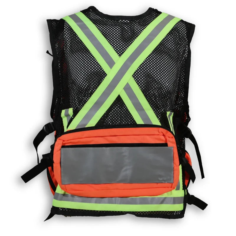 Big K Clothing® Hi Vis Mesh First Aid Safety Vest - BK625-MESH