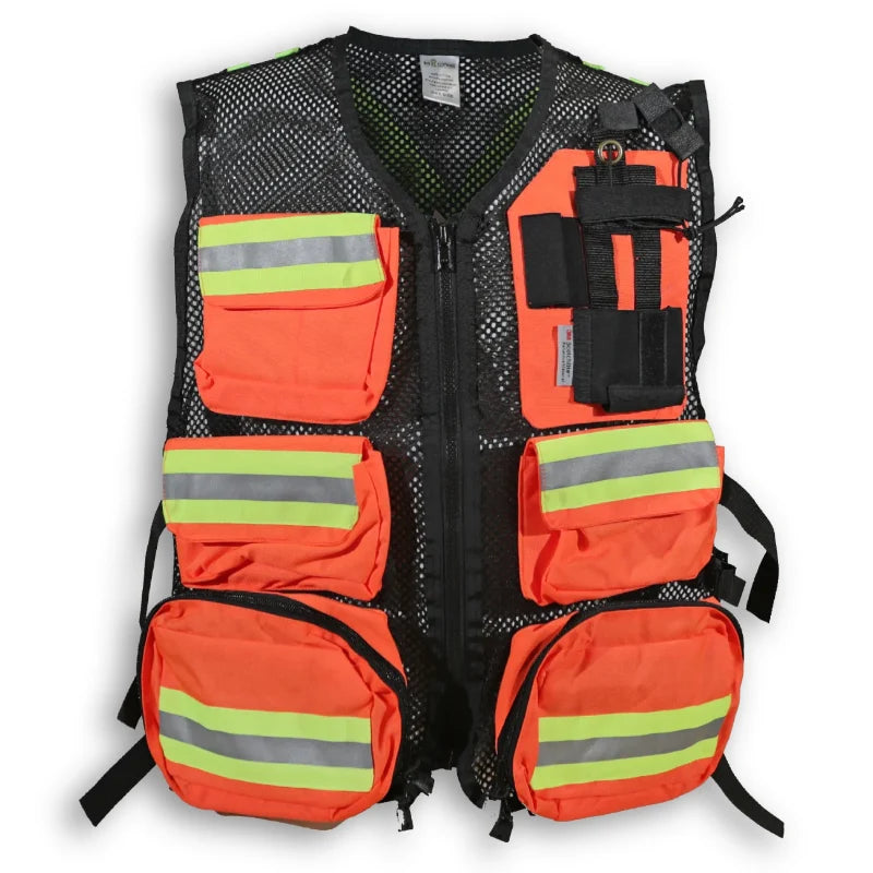 Big K Clothing® Hi Vis Mesh First Aid Safety Vest - BK625-MESH