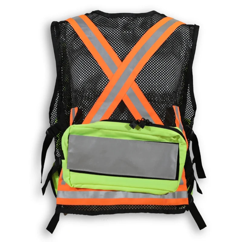 Big K Clothing® Hi Vis Mesh First Aid Safety Vest - BK625-MESH