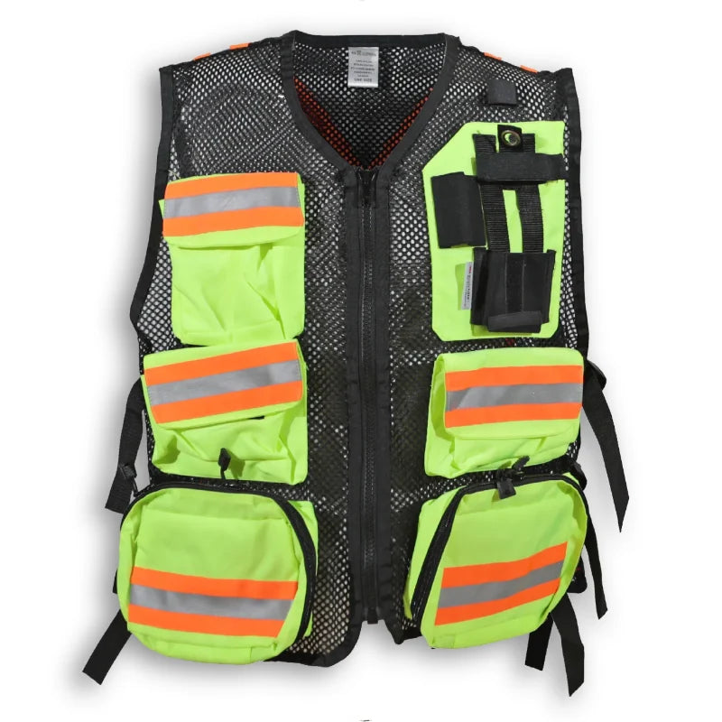 Big K Clothing® Hi Vis Mesh First Aid Safety Vest - BK625-MESH