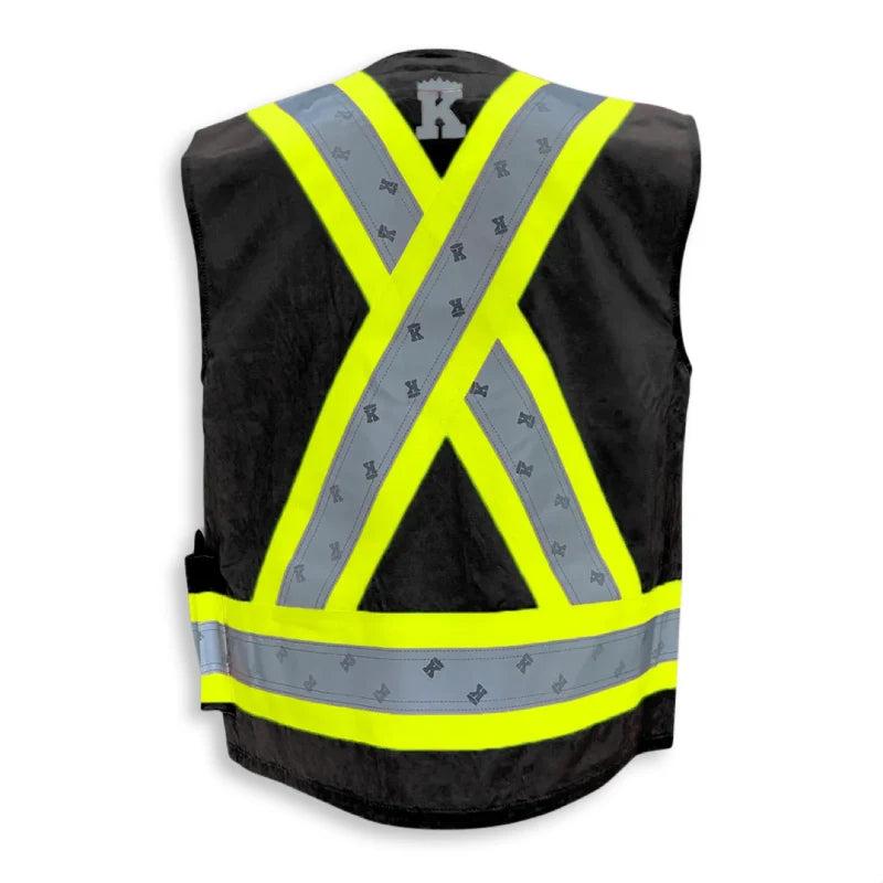 Big K Clothing® High Visibility 100% Cotton Supervisor Safety Vest - BK222