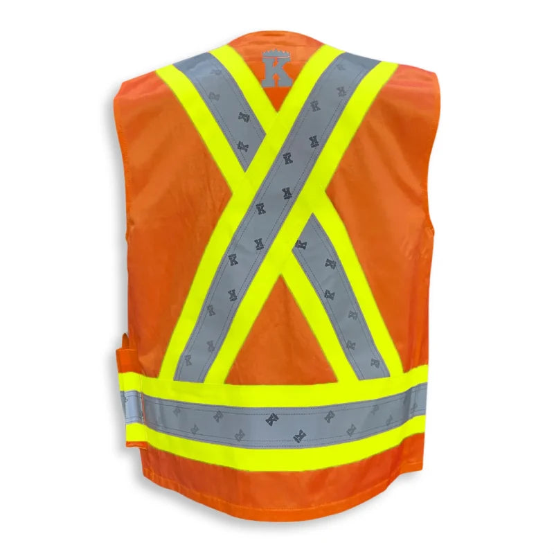 Big K Clothing® High Visibility 100% Cotton Supervisor Safety Vest - BK222
