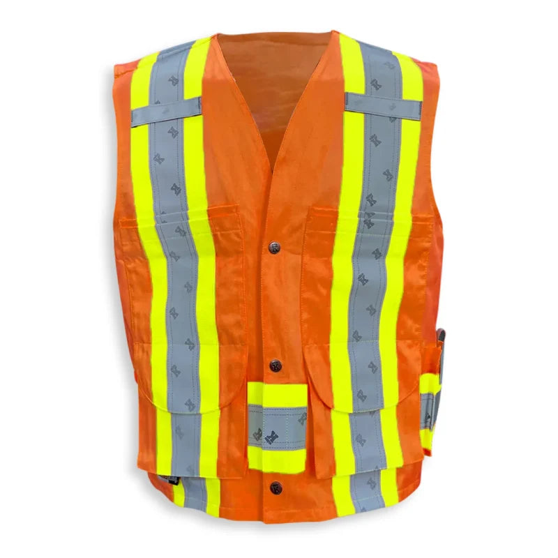 Big K Clothing® High Visibility 100% Cotton Supervisor Safety Vest - BK222