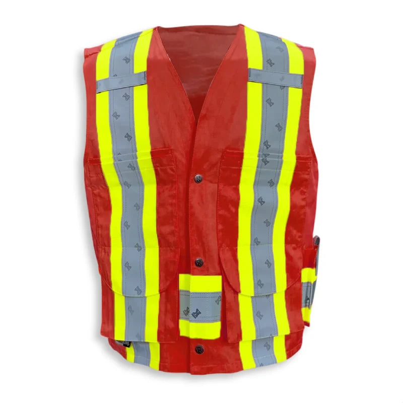 Big K Clothing® High Visibility 100% Cotton Supervisor Safety Vest - BK222