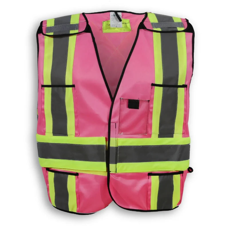 Big K Clothing® High Visibility 100% Polyester Tear-Away Safety Vest - BK102