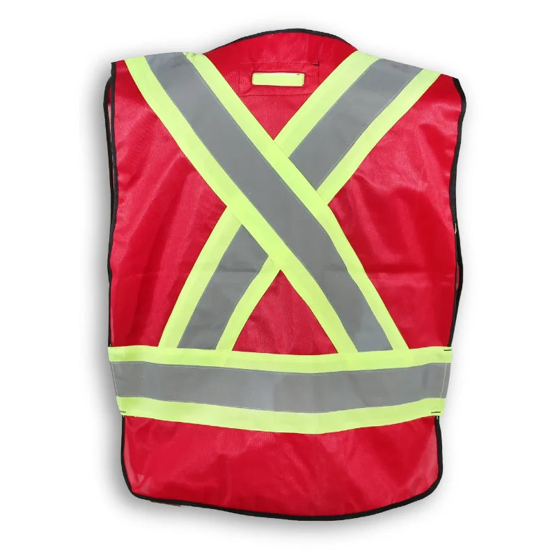 Big K Clothing® High Visibility 100% Polyester Tear-Away Safety Vest - BK102