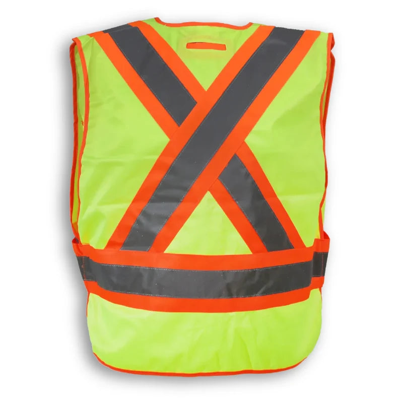 Big K Clothing® High Visibility 100% Polyester Tear-Away Safety Vest - BK102