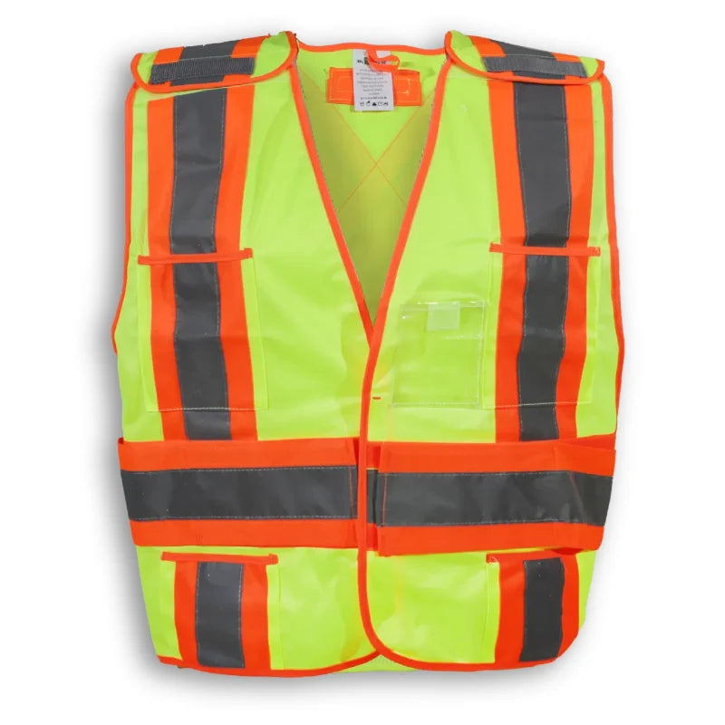Big K Clothing® High Visibility 100% Polyester Tear-Away Safety Vest - BK102