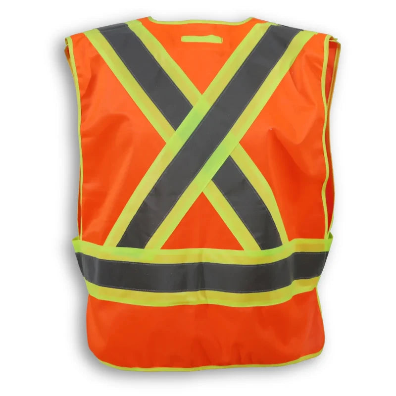 Big K Clothing® High Visibility 100% Polyester Tear-Away Safety Vest - BK102