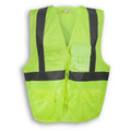 Big K Clothing® High Visibility 100% Polyester Zipper Front Safety Vest - BK202